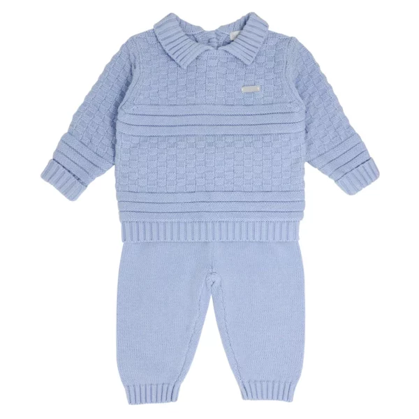Blues baby boys gebreid