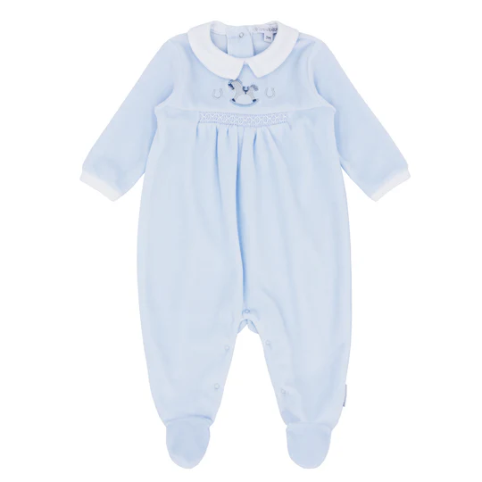 Box pakje  Blues baby hobbelpaardje maat 56