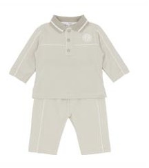 Blues baby set boys met polokraagje