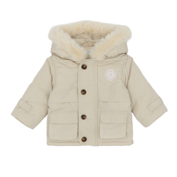 Winterjasje beige met bont