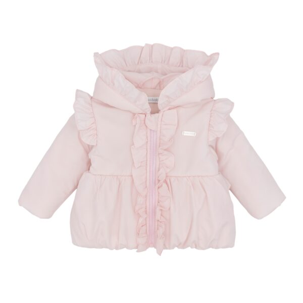 Winterjasje Blues baby roze roezel