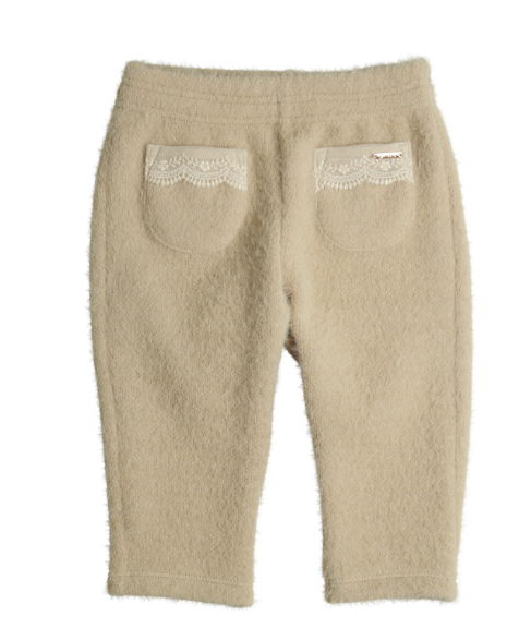 GYMP beige broekje met kant