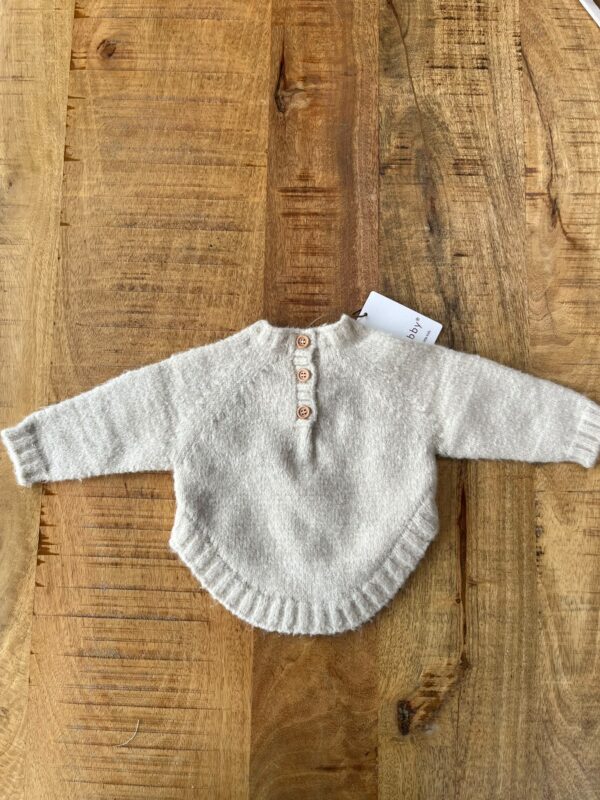 Poncho truitje beige Babby