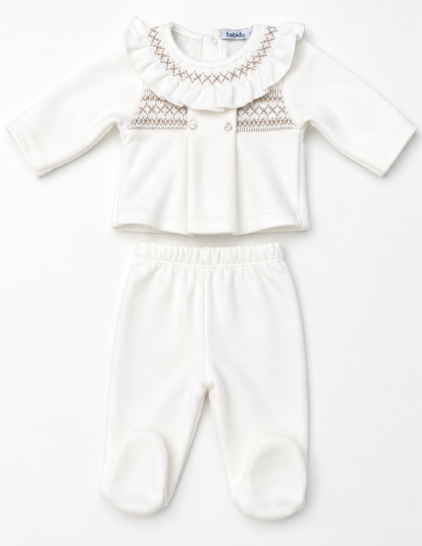 set roomwit met beige Babidu